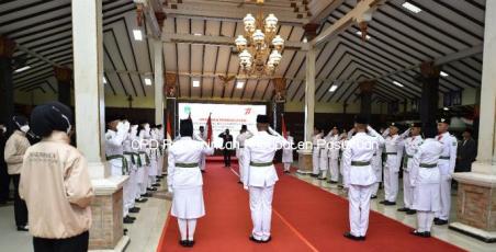 Bupati Irsyad Yusuf Kukuhkan 27 Paskibraka Kabupaten Pasuruan 