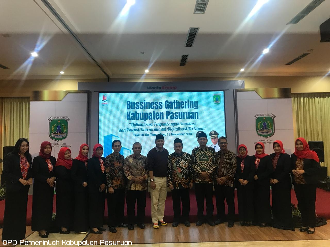 Sosialisasikan Perizinan Online, Pemkab Pasuruan Gelar Bussines Gathering