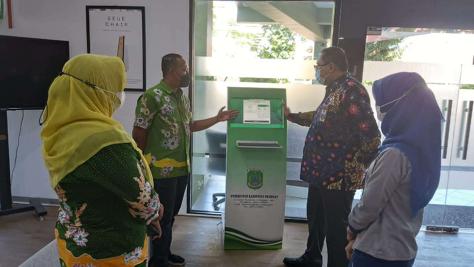 Berkoordinasi Terkait Dengan Sarpras Survey Kepuasan Masyarakat (SKM) Di Mal Pelayanan Publik Kabupaten Pasuruan 