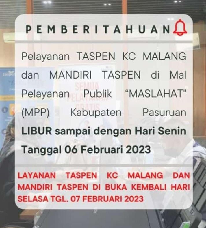 Layanan Taspen KC Malang dan Mandiri Taspen