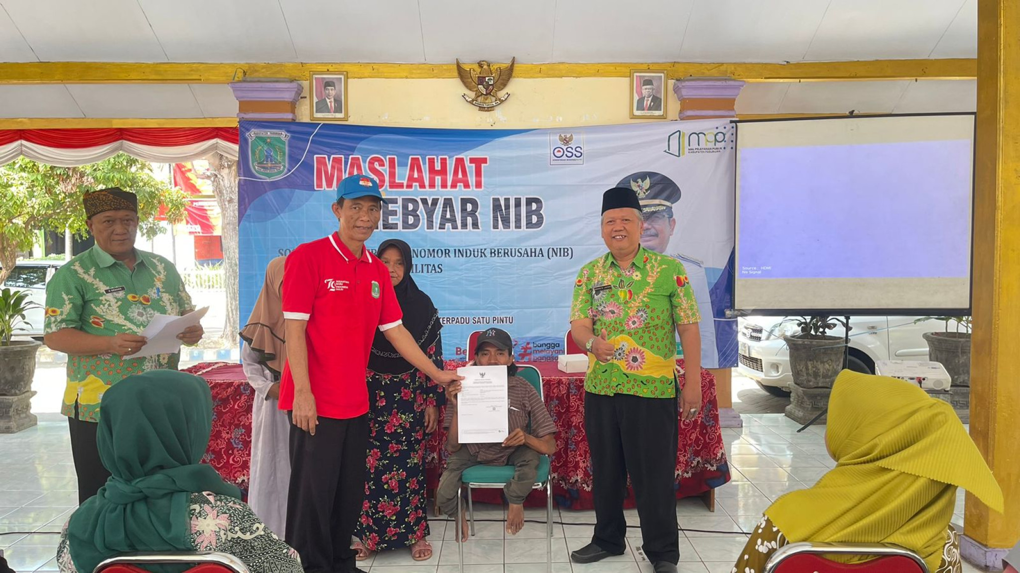 Sosialisasi Dan Penerbitan Nomor Induk Berusaha (NIB) Penyandang Disabilitas Di Kecamatan Kejayan