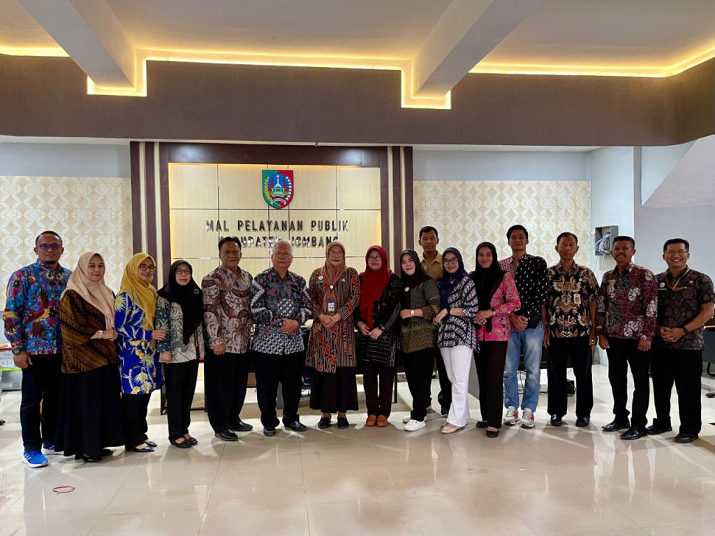 KUNJUNGAN STUDI TIRU DI DPMPTSP KAB. JOMBANG