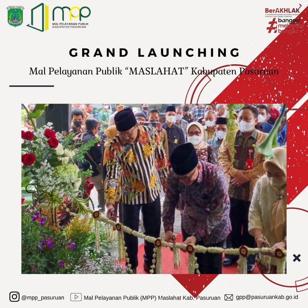 Grand Launching Mal Pelayanan Publik Sudah di Resmikan 