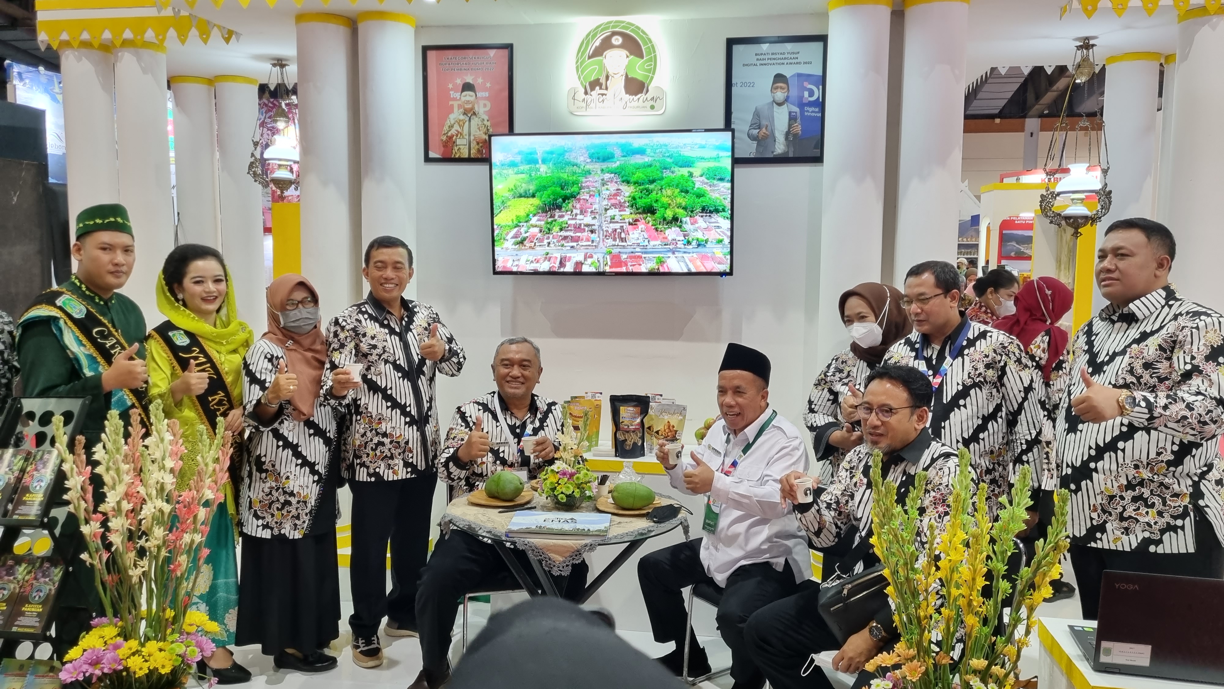 Pameran APKASI 2022, Plh. Bupati Berikan Dukungan Dan Apresiasi UMKM Kabupaten Pasuruan